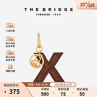 THE BRIDGE/桥牌 手工牛皮钥匙男女挂件收纳摆件钥匙圈 X字母