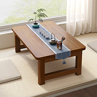SHICY 实采 可折叠飘窗茶几客厅家用小户型实木小桌子茶桌简约现代卧室小矮桌