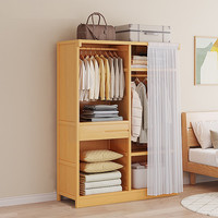 安尔雅 防尘衣柜家用卧室大衣橱现代简约衣帽间收纳储物柜QYZZ-YG-103