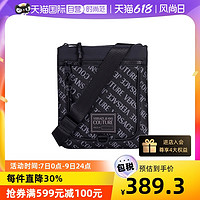 VERSACE JEANS COUTURE男士印花Logo斜挎单肩包72YA4B43 黑色899