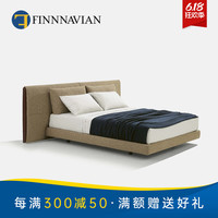 芬·纳维亚 FINNNAVIAN芬纳维亚意式双人床 Dion 婚床小户型主卧布艺床 可定制 1800mm*2000mm