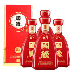 今世缘 国缘 K5 42%vol 浓香型白酒 500ml*4瓶 整箱装