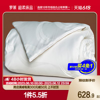 罗莱生活 LUOLAI 家纺秋冬被子被芯新品1.8米双人床丝华大提花抗菌蚕丝冬被