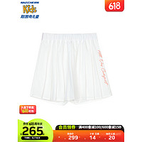 Skechers斯凯奇女童运动裤夏季时尚青少年休闲裤2023新款大童裤子P223G026 亮白色/0019 165cm