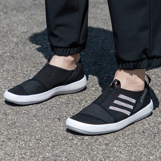 阿迪达斯（adidas）男鞋 2023夏季新款运动鞋时尚潮流小白鞋低帮透气复古潮流休闲鞋 HP8644/涉水鞋/一脚穿 44.5/鞋内长27.5cm
