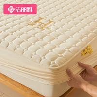 洁丽雅大豆夹棉床笠单件2023新款防尘床罩席梦思床垫保护罩床套罩