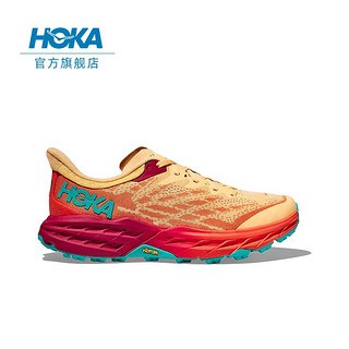 HOKA ONE ONE 男鞋飞速羚羊5越野跑步鞋Speedgoat5网面减震透气