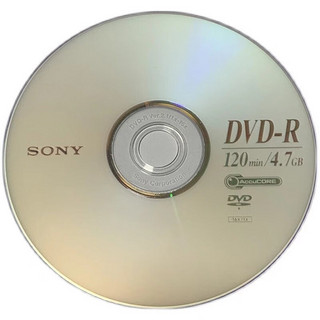 sony索尼DVD+-R空白刻录光盘光碟单片盒装数据4.7G视频刻录光盘 sonyDVD-R