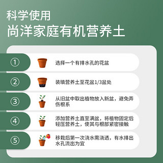 尚洋植物营养土通用30L园艺花肥多肉土壤有机泥炭土兰花土养花种菜土