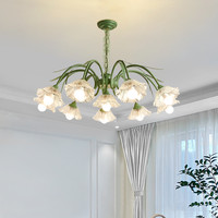 雷士 NVC Lighting照明法式奶油原木风吊灯客厅主灯餐厅卧室灯中山灯具
