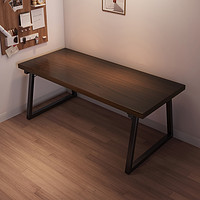 实木电脑桌双人电竞桌台式家用办公桌学生写字简易书桌桌子工作台