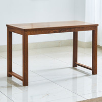 唐煌轩红木家具非洲鸡翅木(学名:非洲崖豆木)书桌实木新中式书房电脑桌办公桌写字台 128*60*75cm