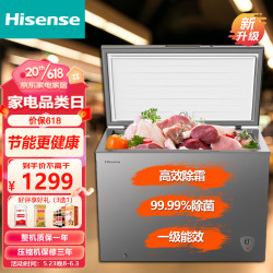 hisense海信冰柜零下38度商用大容量冰柜家用商用冷柜冷藏冷冻转换超