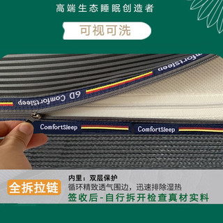  忆人忆慧 独立袋装乳胶静音弹簧 床垫  【偏软3D护脊】（高级灰） 20-25cm（含）