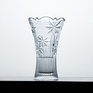 BOHEMIA捷克原装进口水晶玻璃花瓶 经典刻花欧式台面花瓶家居摆件 PERSEUS宇宙之子  X花瓶250mm