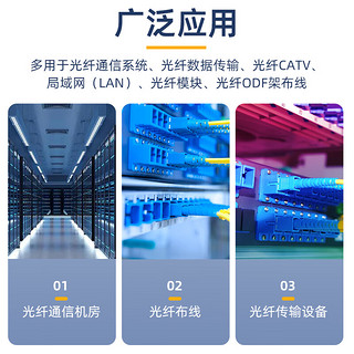 优普连 工程电信级光纤衰减器SC 1db光衰耗器阴阳式转接耦合器公母型适配器