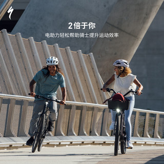 SPECIALIZED闪电 COMO SL 4.0城市轻便智能公路通勤电助力自行车