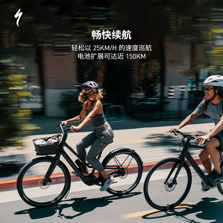 SPECIALIZED闪电 COMO SL 4.0城市轻便智能公路通勤电助力自行车