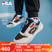 FILA斐乐童鞋儿童运动鞋2023夏季网面透气大童儿童复古跑步鞋