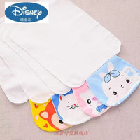 迪士尼吸汗巾儿童纯棉隔汗巾幼儿园宝宝汗巾6/4层 恐龙B组6条装 四层小码适合0-1岁(28*19)