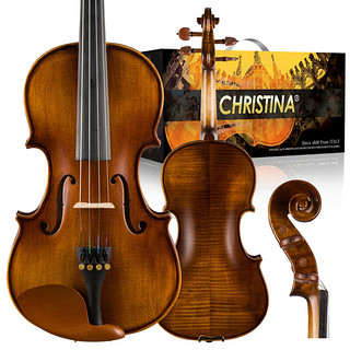 Christina 克莉丝蒂娜（Christina）V04手工实木小提琴初学入门专业考级进阶儿童成人乐器3/4哑光