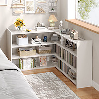 PULATA床头柜简约可伸缩书架卧室收纳架床边置物柜小型书柜 SG005701G41