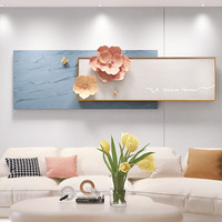 福雕家饰（RELIFE）客厅装饰画轻奢现代简约挂画沙发背景墙壁画 绽放静然