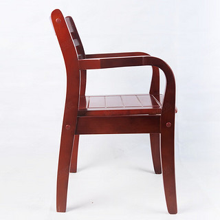 欧耐德 实木扶椅工学靠背休闲洽谈椅子（2张起拍）