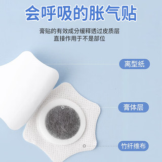 贝因美 BEINGMATE 胀气贴婴儿新生儿小儿0-6个月小儿肠胀气贴防胀气贴 3盒实惠装