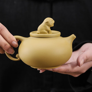 豪峰原矿黄金段泥西施紫砂泡茶壶功夫茶具家用单个茶道泡茶器礼盒装
