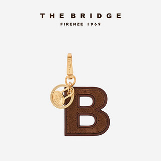 THE BRIDGE/桥牌 手工牛皮钥匙男女挂件收纳摆件钥匙圈 C字母