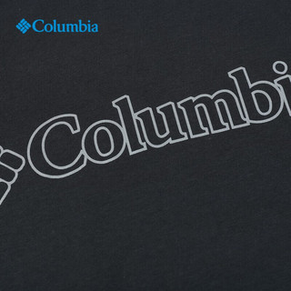 哥伦比亚（Columbia）户外23春夏新品情侣同款吸湿透气运动短袖T恤AE9942 010男女同款 S(170/92A)