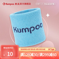 薰风（KUMPOO）2023年新款羽毛球护腕 男女通用款透气擦汗运动手腕护具单个装 KWT-11 湖水蓝