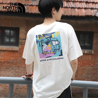 THE NORTH FACE北面T恤男款23春夏新款户外休闲舒适透气汽车印花圆领短袖88BS N3N XXL