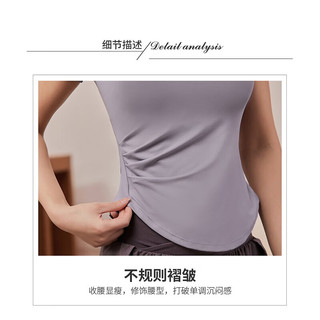 范斯蒂克（vansydical）跑步套装女春夏短袖晨跑运动服速干透气弹力瑜伽服健身房训练套装 卡其色三件套 TC58554 XXL(女款建议：135-150斤)