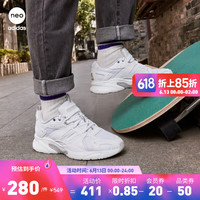 adidas阿迪达斯neo JZ RUNNER男女百搭休闲通勤潮复古JZ老爹鞋 白 45(280mm)