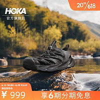 HOKA ONE ONE男女霍帕拉春夏露营徒步溯溪凉鞋Hopara缓震防滑新款 黑色/黑色-女 44.5/285mm