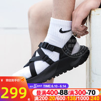 耐克(NIKE)凉鞋男鞋 2023夏季新款厚底增高运动鞋轻便户外露趾沙滩鞋凉拖鞋 FB1948-001 38.5/240/6