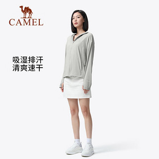 骆驼（CAMEL）户外防晒衣upf50+情侣款抗紫外线防晒服 A33BA6aB048 森林绿 S