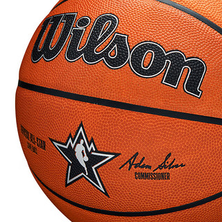 NBAWilson 2023全明星赛官网用球礼盒 7号PU室内外体育训练运动篮球 7号 七号篮球(标准球)