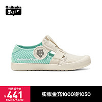 Onitsuka Tiger鬼塚虎童鞋  MEXICO 66 KIDS SANDAL 中童男女透气童鞋 1184A198 灰色/蓝色 31.5