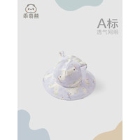 乖奇熊男女宝宝渔夫帽夏季薄款遮阳防晒太阳帽纯棉婴儿夏天盆帽子 小鸟飞飞 49CM(推荐12-18个月)