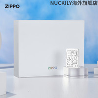 ZIPPO之宝胖且生气煤油防风打火机创意文字送男友礼物 胖且生气套装新机无油