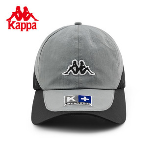 Kappa卡帕经典复古棒球帽2023新款情侣男女户外遮阳帽拼色运动帽