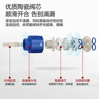 Larsd 莱尔诗丹 面盆龙头 精铜主体冷热水龙头 冷热台盆浴室洗手盆水龙头 面盆龙头  F181