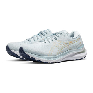 ASICS 亚瑟士 跑步鞋女鞋稳定运动鞋网面透气支撑旗舰跑鞋 GEL-KAYANO 29 天蓝色/米黄色 38