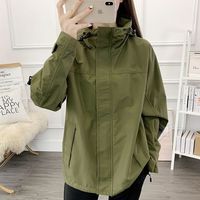 衣沐衣衫 防风防水软壳衣 橄榄绿 2XL