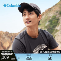 Columbia哥伦比亚户外23春夏新品男子吸湿透气干爽短袖T恤XE9151 010情侣同款 S(170/92A)