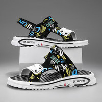 速狐（SUHU）夏季开车两用男士凉鞋男潮流时尚新款两穿户外穿凉拖鞋男沙滩鞋男 蓝色 39标准运动鞋码