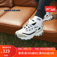 斯凯奇黑白金熊猫鞋丨情侣款23年春季复古老爹鞋时尚运动休闲鞋 666114-WLGY 白金色-男款 42
